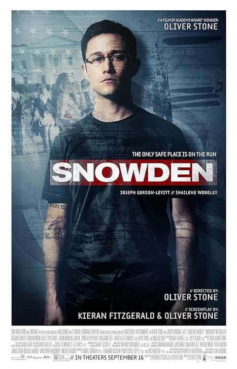 Snowden film posteri